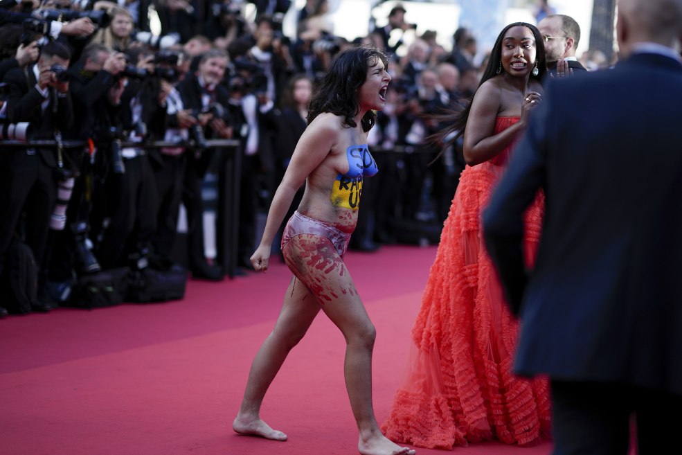 Ukrainien à Cannes sur le tapis rouge