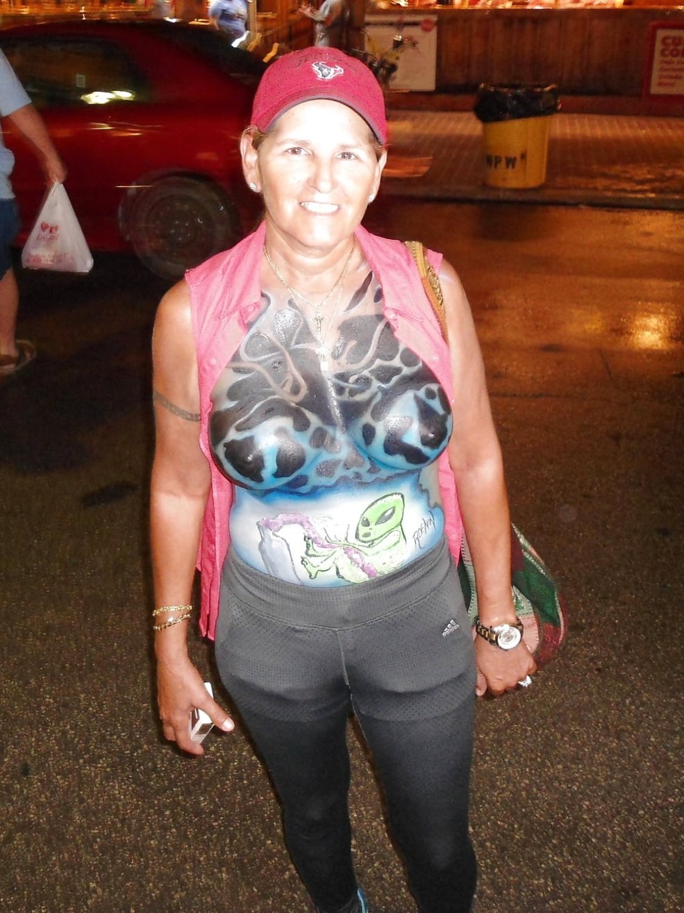 Mature nue sur Fantasy Fest