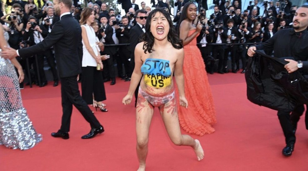 Festival de Cannes 2022 Carpet rouge ukrainien