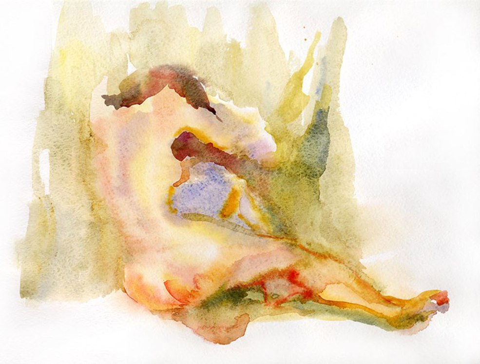 Dessins aquarelle nus