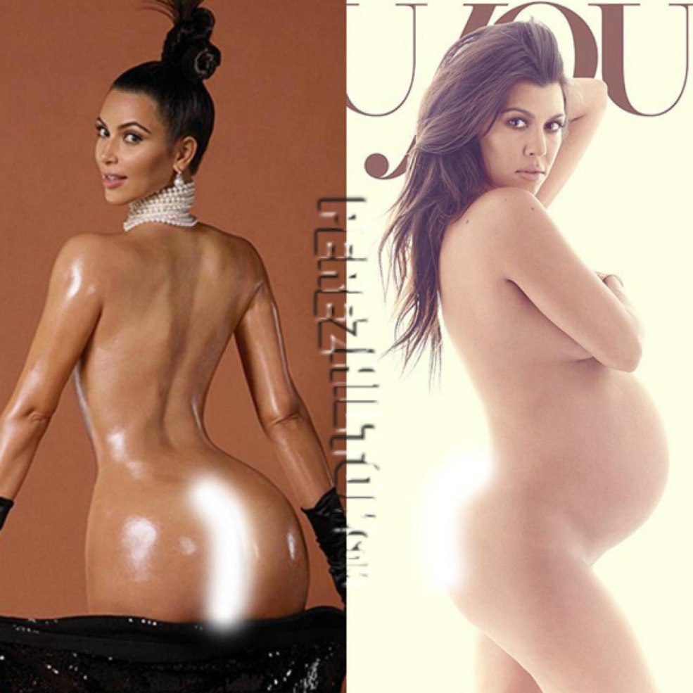 Kim Kardashian nue