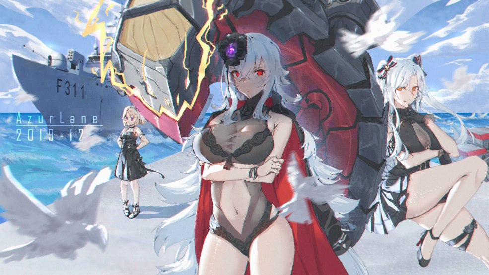 Azur Lane Count Zeppelin Art