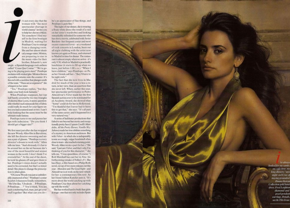 Annie Leibovitz Penelope Cruz