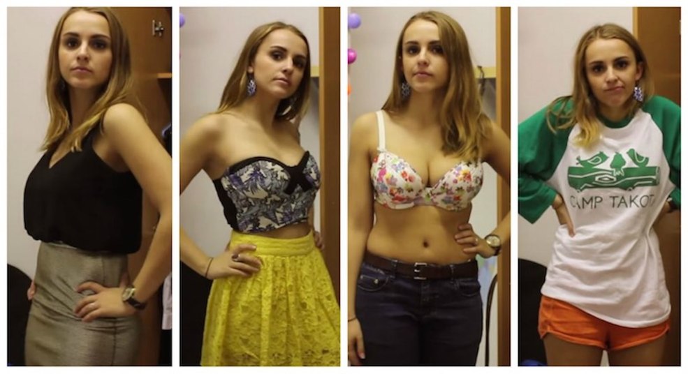 Habiller et déshabiller les gros seins