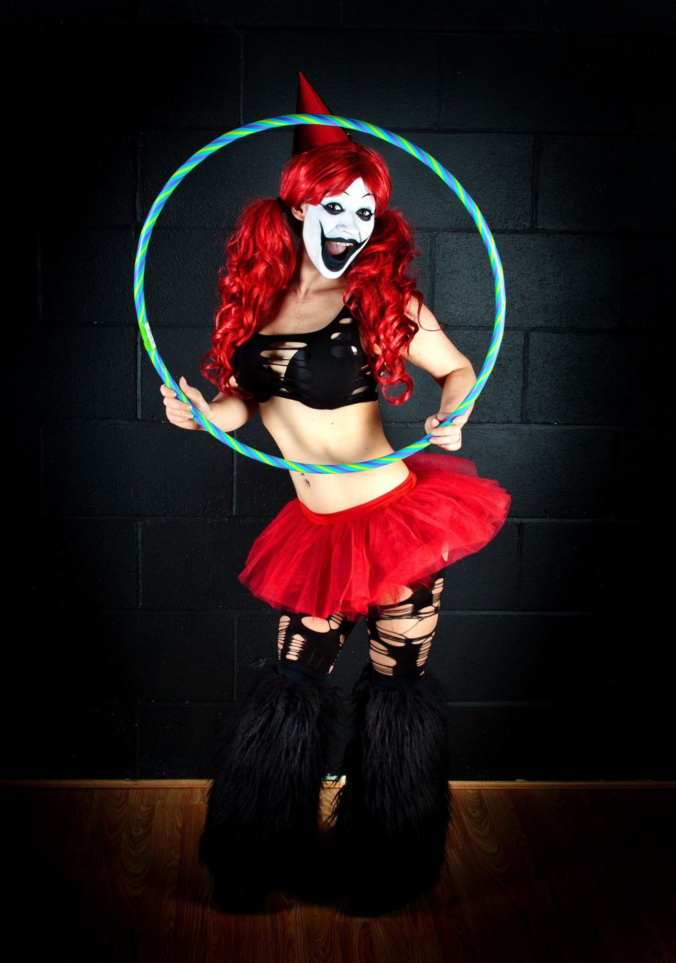 Trois clowns d'une fille