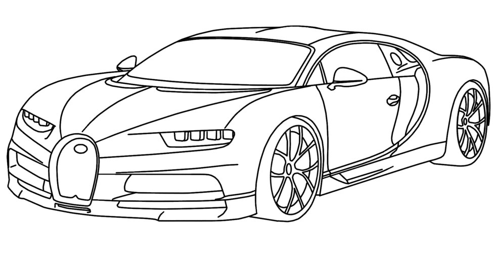 Coloriage bugatti sharon