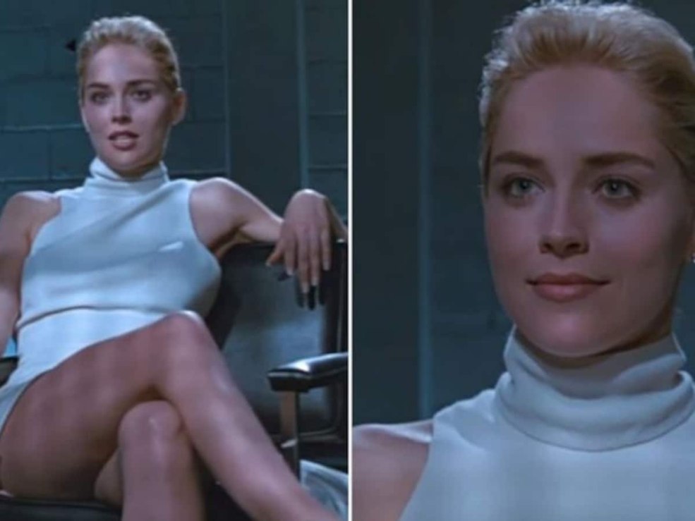Sharon Stone dans sa jeunesse le principal instinct