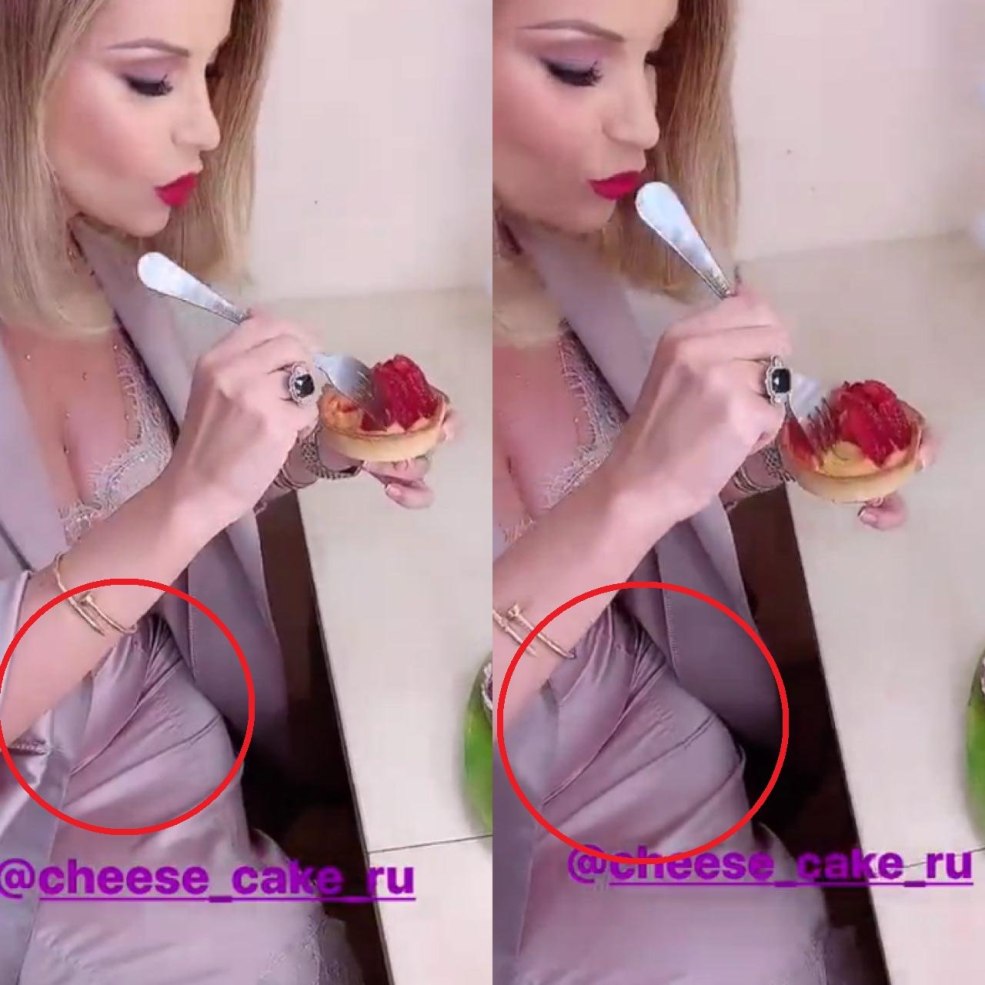 Olga Orlova enceinte