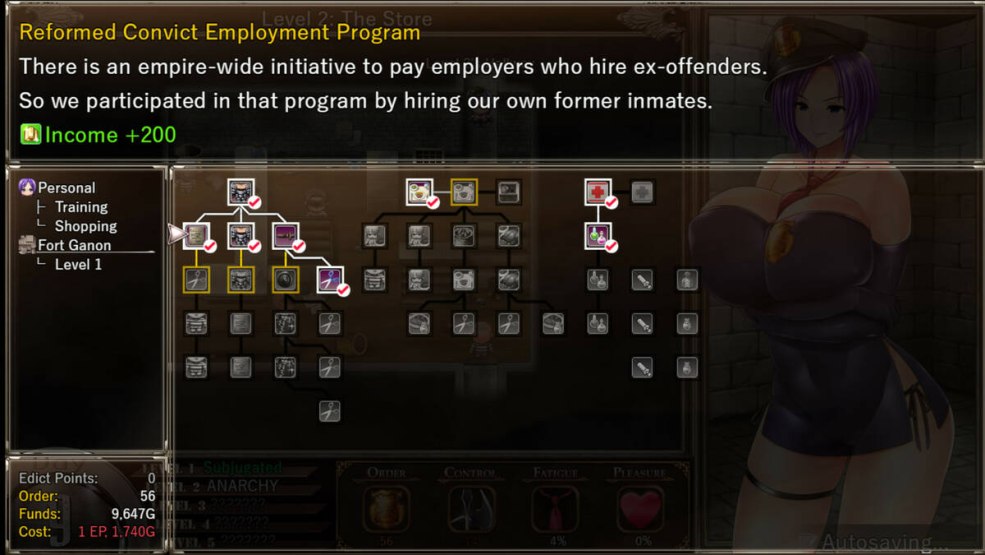 Jeu de la prison de Karryn