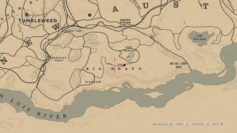 Treasures Benoît Point RDR2