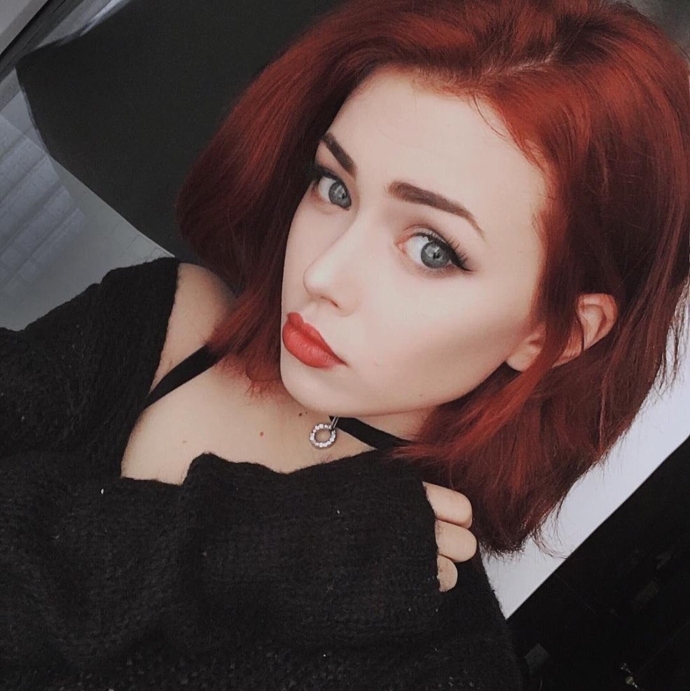 Cheveux roux libérés