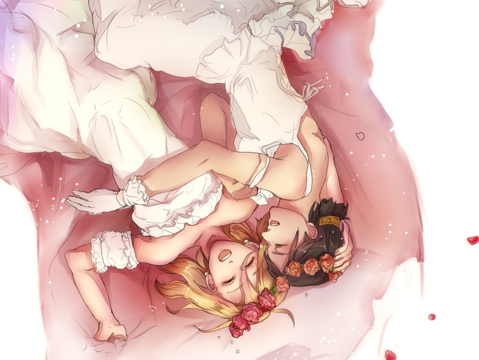 Deux filles se marient anime