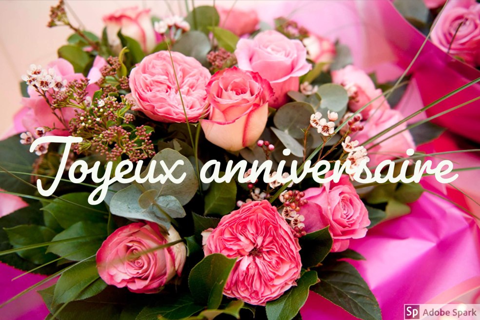 Roses d'anniversaire de Joyeuux
