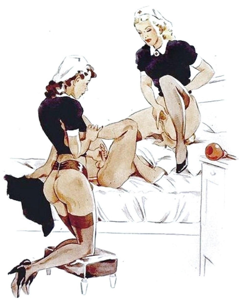 Dominance féminine rétro