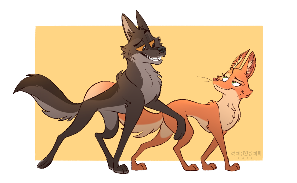 Diane Foxington et M. Loup