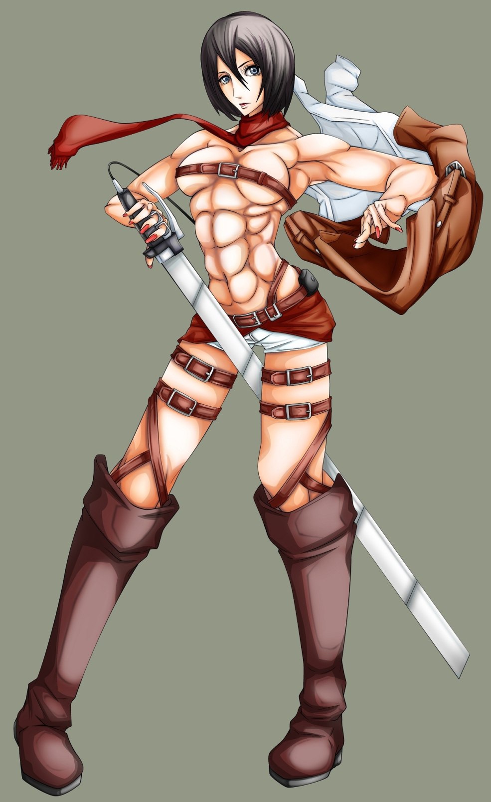 Mikasa Ackerman et Annie Leonhart Sex