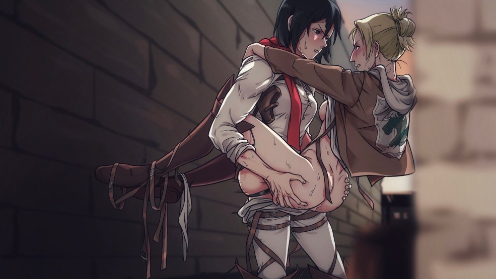 Mikasa Ackerman et Annie Leonhart XXX