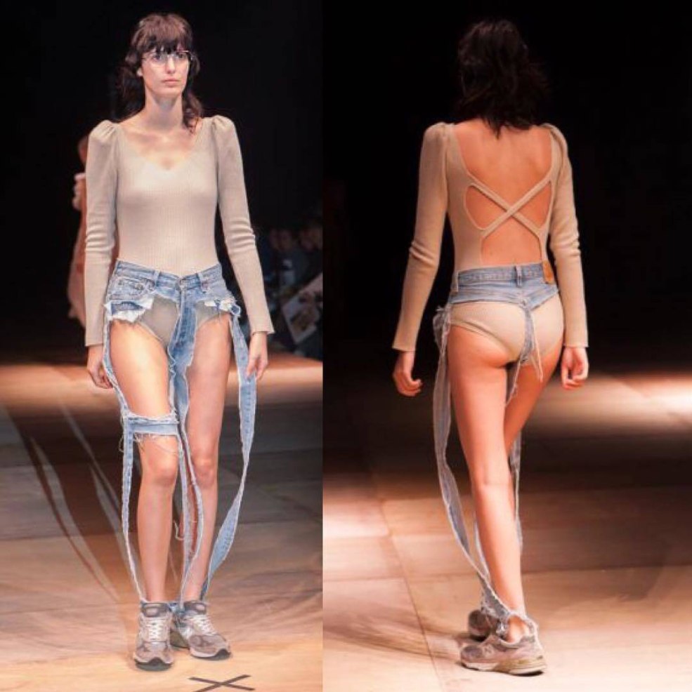 Jeans de mode seulement coutures