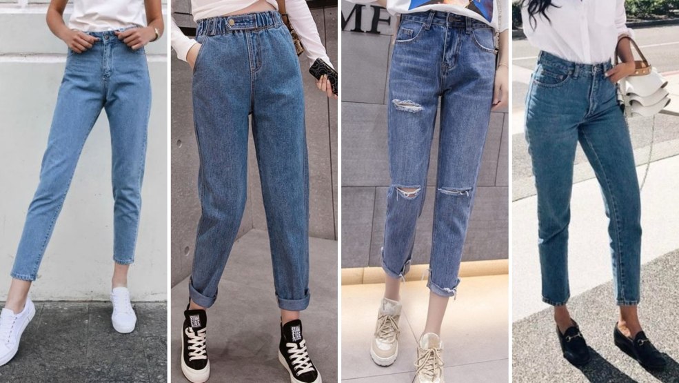 Formes de jeans féminins