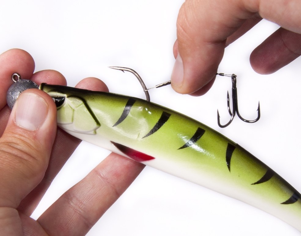 Stinger pour leurres en silicone