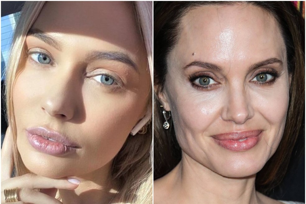 Angelina Jolie Lips a pompé
