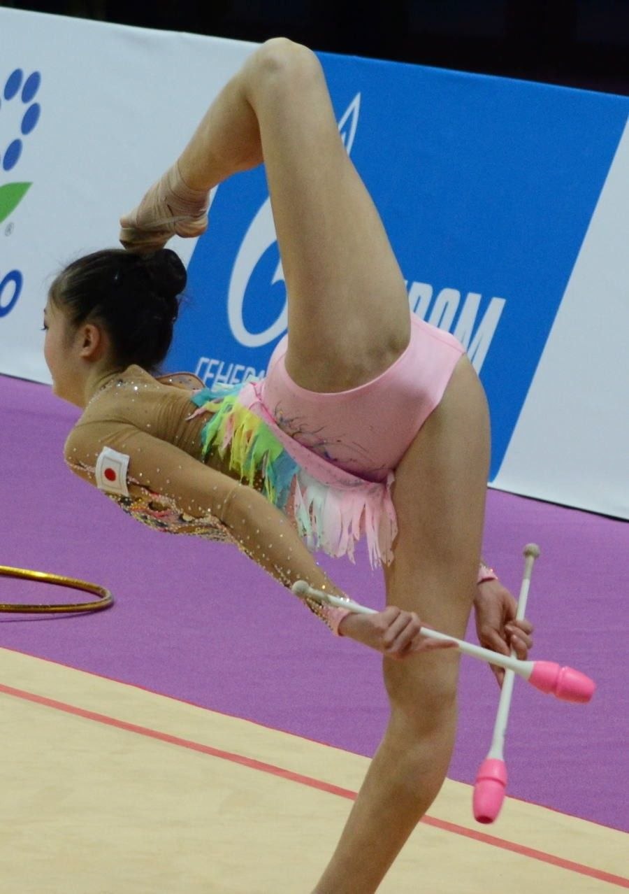 Athlètes de gymnastique rythmique
