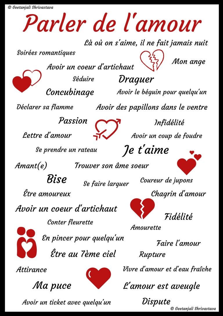 Poèmes sur l'amour en français
