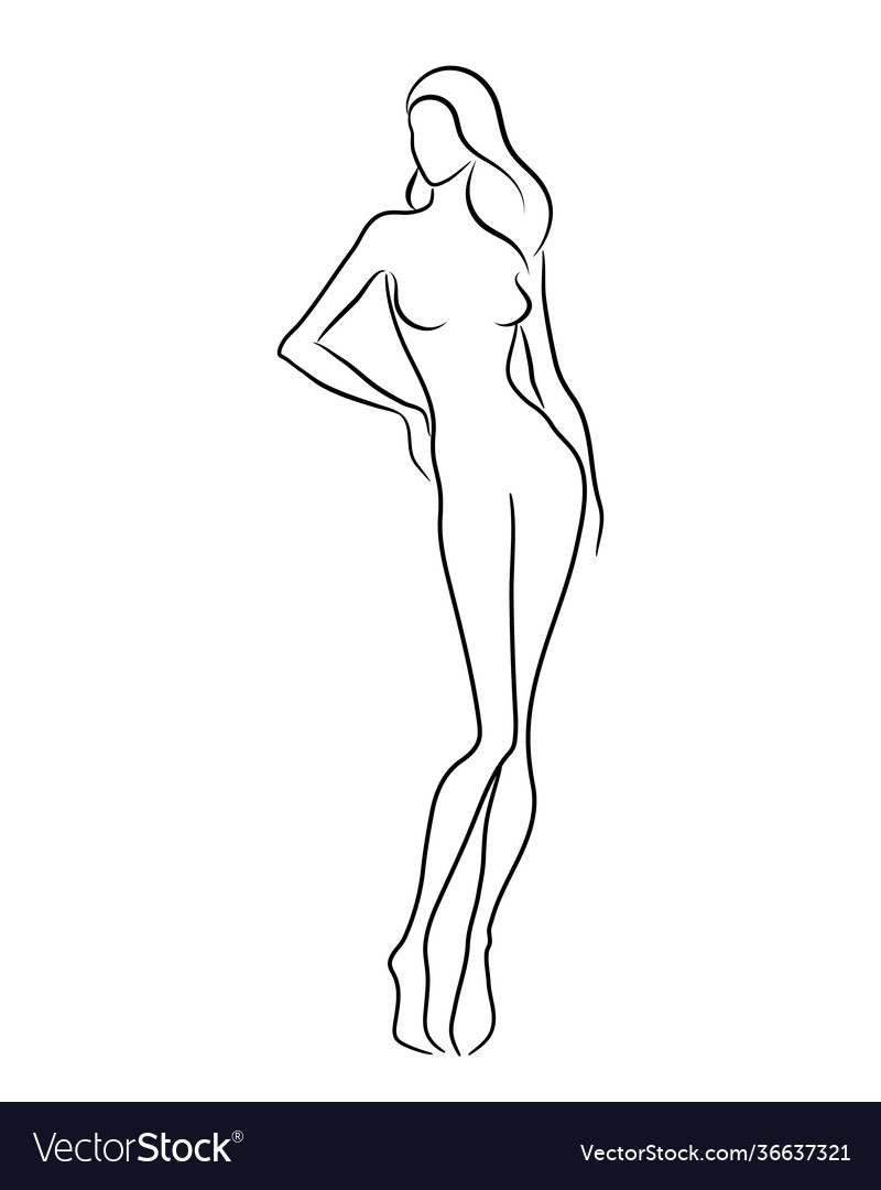 La silhouette des hommes et des femmes nus