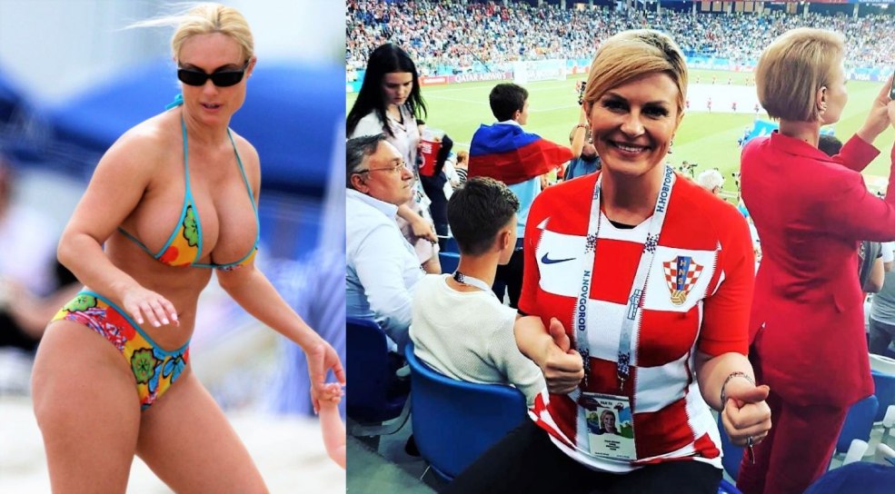 Le président Grabar Kitarovich en maillot de bain