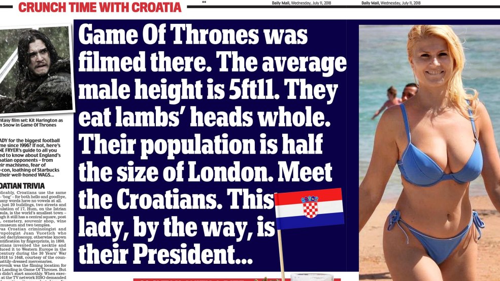 Kolinda Grabar-Kitarovich dans sa jeunesse