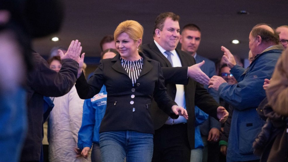 Président croate Nicole Ostin