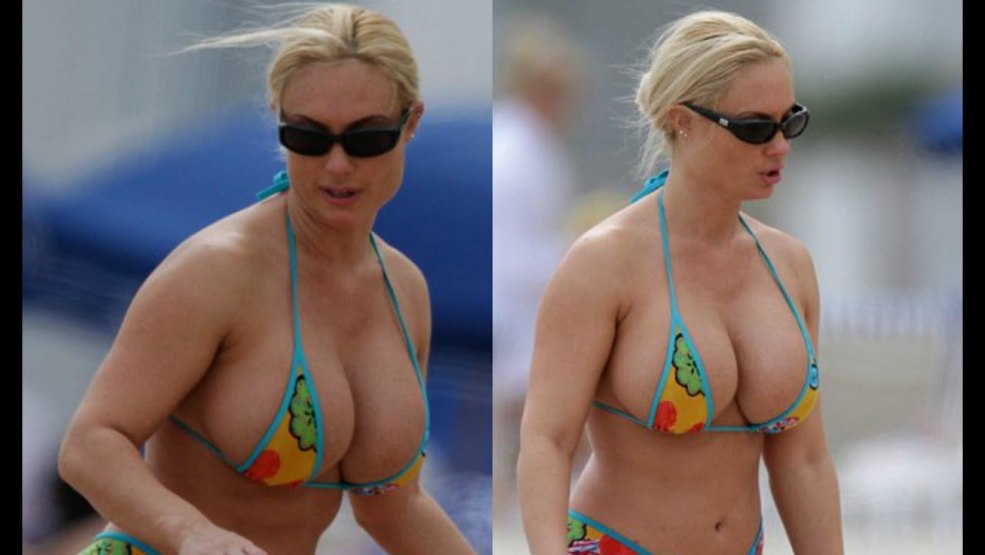 La présidente croate Colinda Grabar en bikini