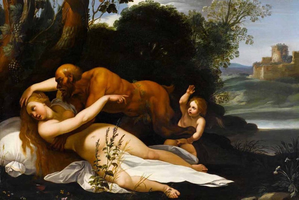 "Jupiter et Antioope" Titien,