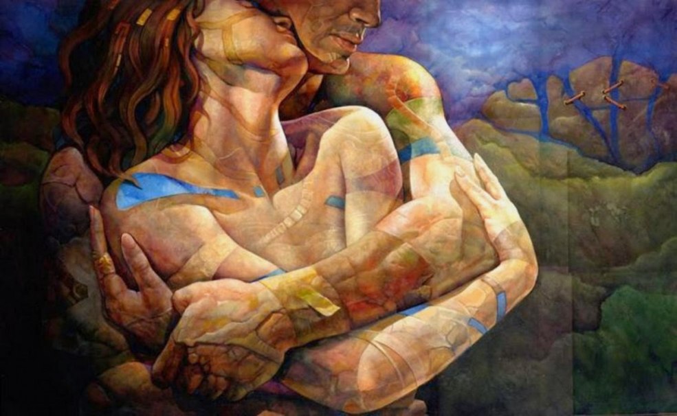 L'artiste Rudolfo était de la glace