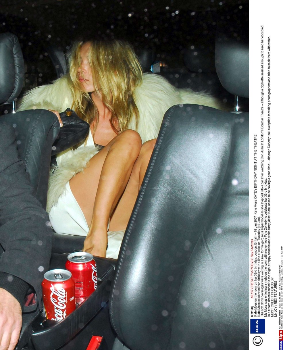 Kate Moss sous la drogue