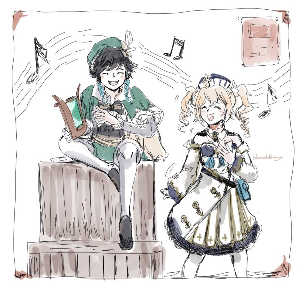 Venta et Barbara Genshin