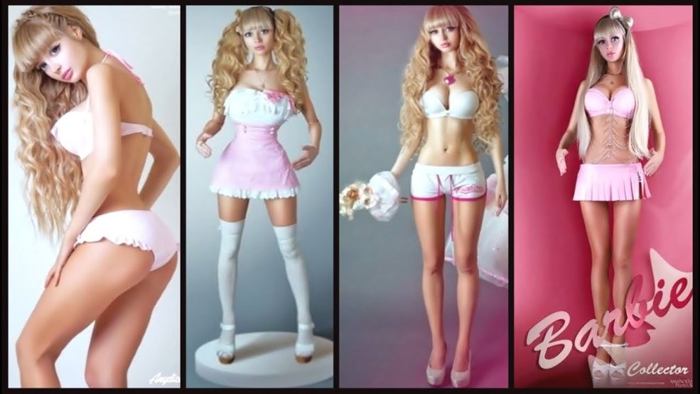 Barbie nue du dessin animé