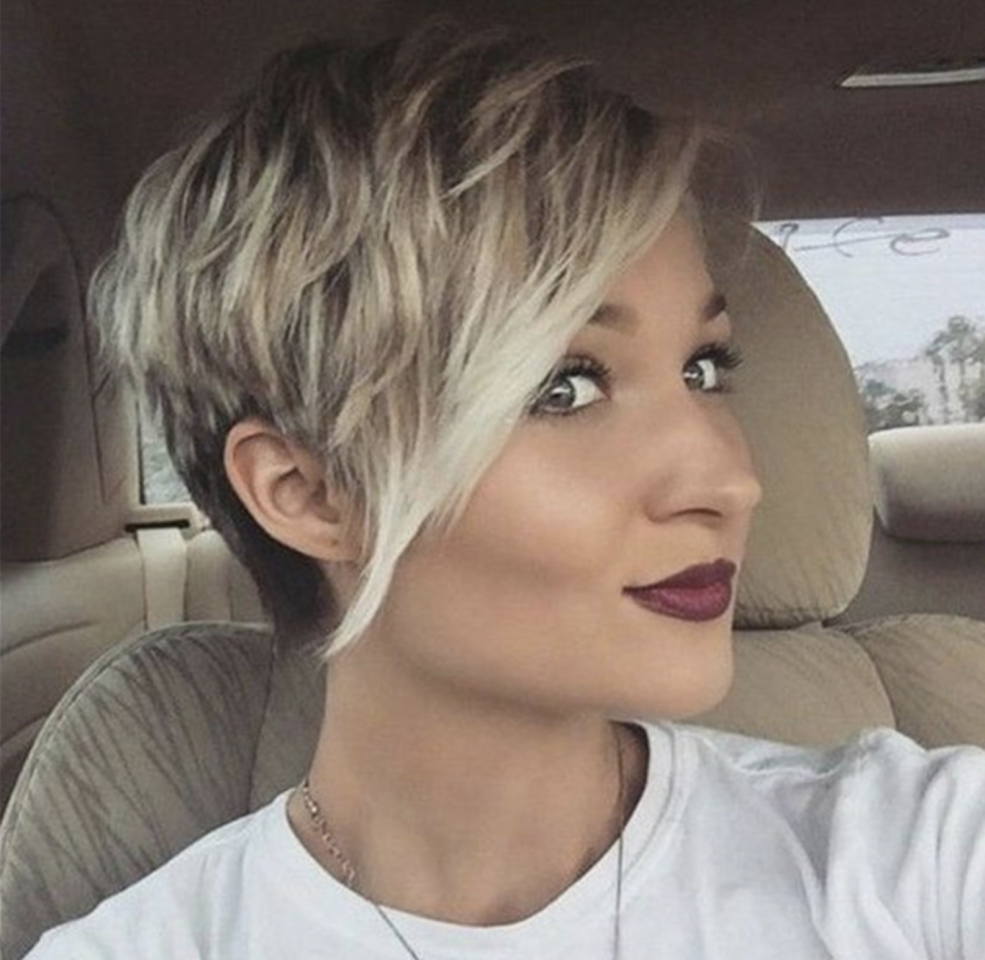 Coupes de cheveux Pixie pour les cheveux courts pour les femmes pour 30 sur les cheveux blonds