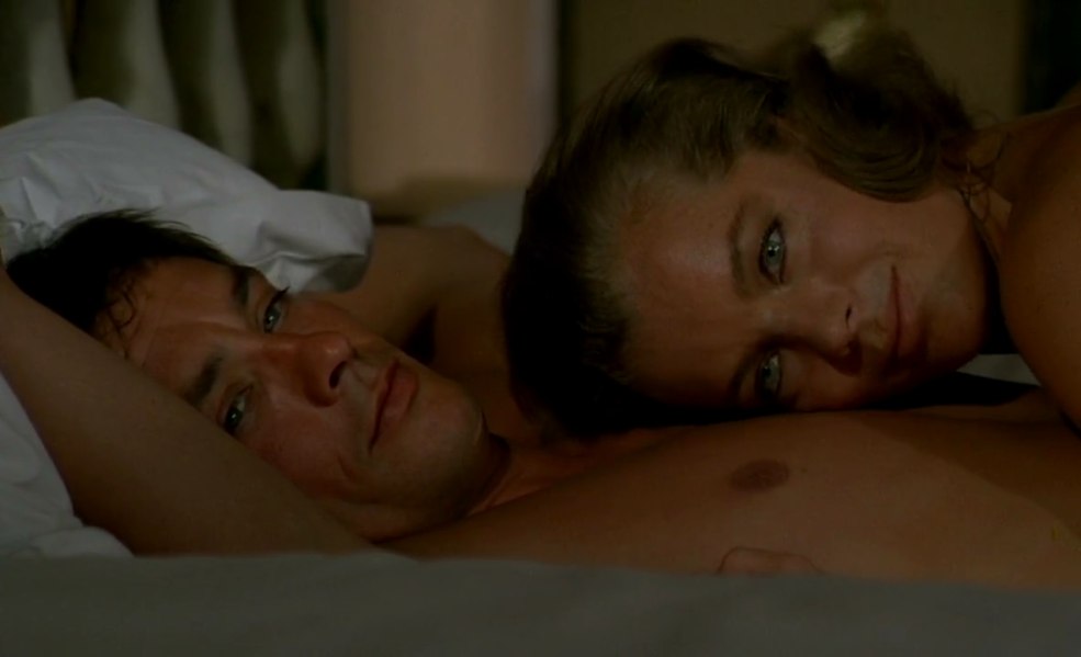 Romy Schneider et Alain Delon Basin