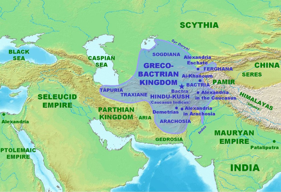 Les États anciens de Sogdiana, Bactria