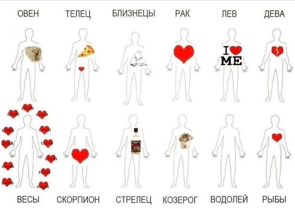 Que les signes de l'amour du zodiaque