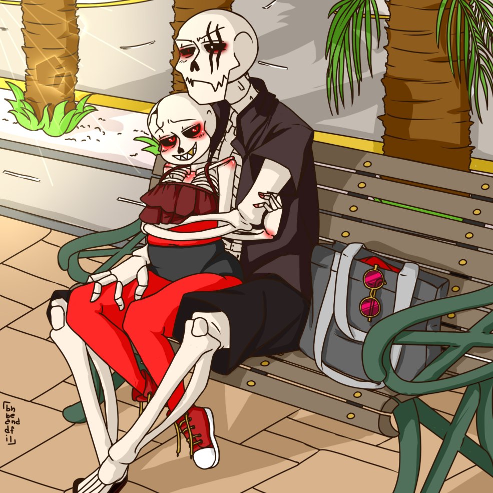 Swapfell sans et patron papyrus