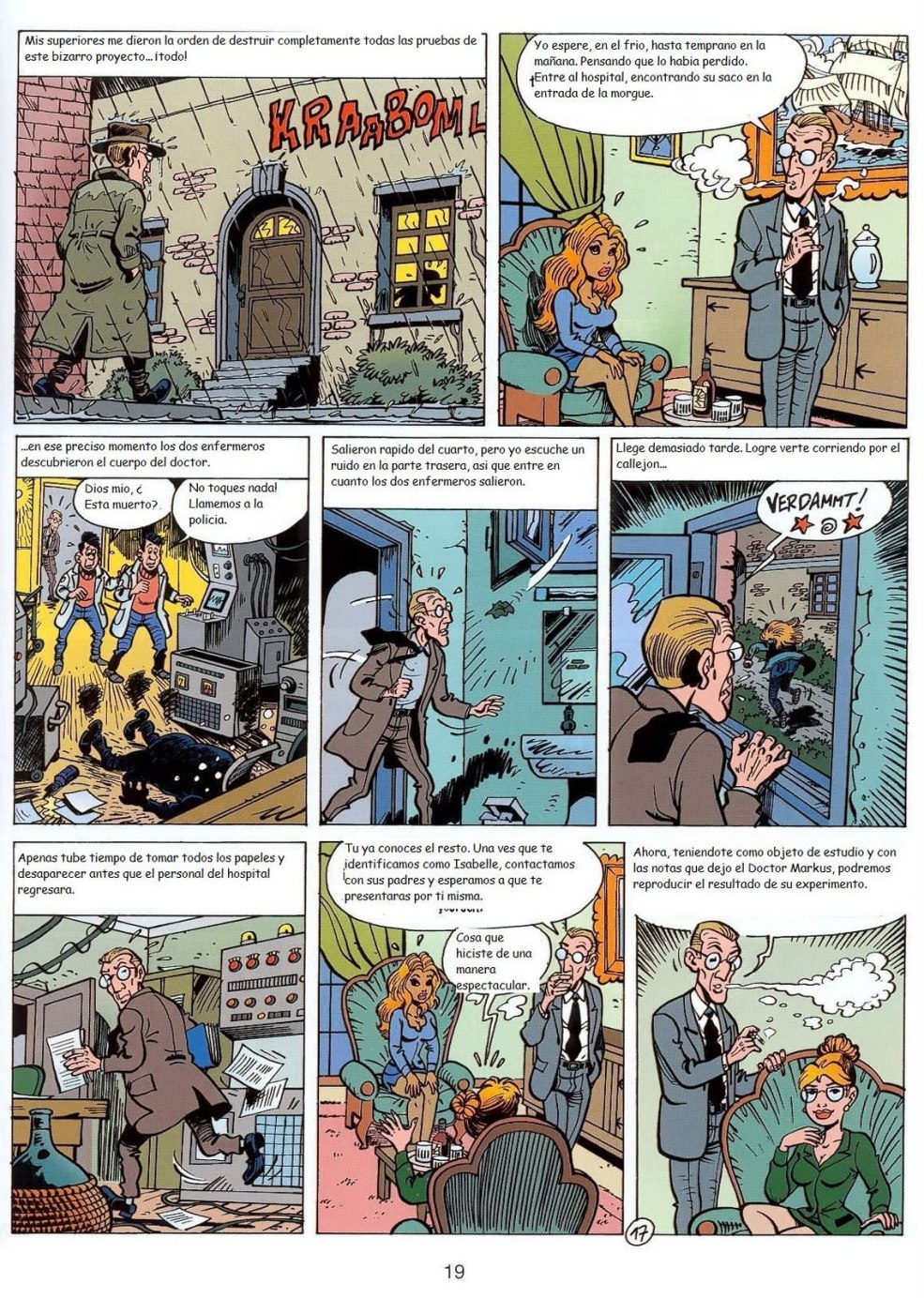 Fille et chien blague