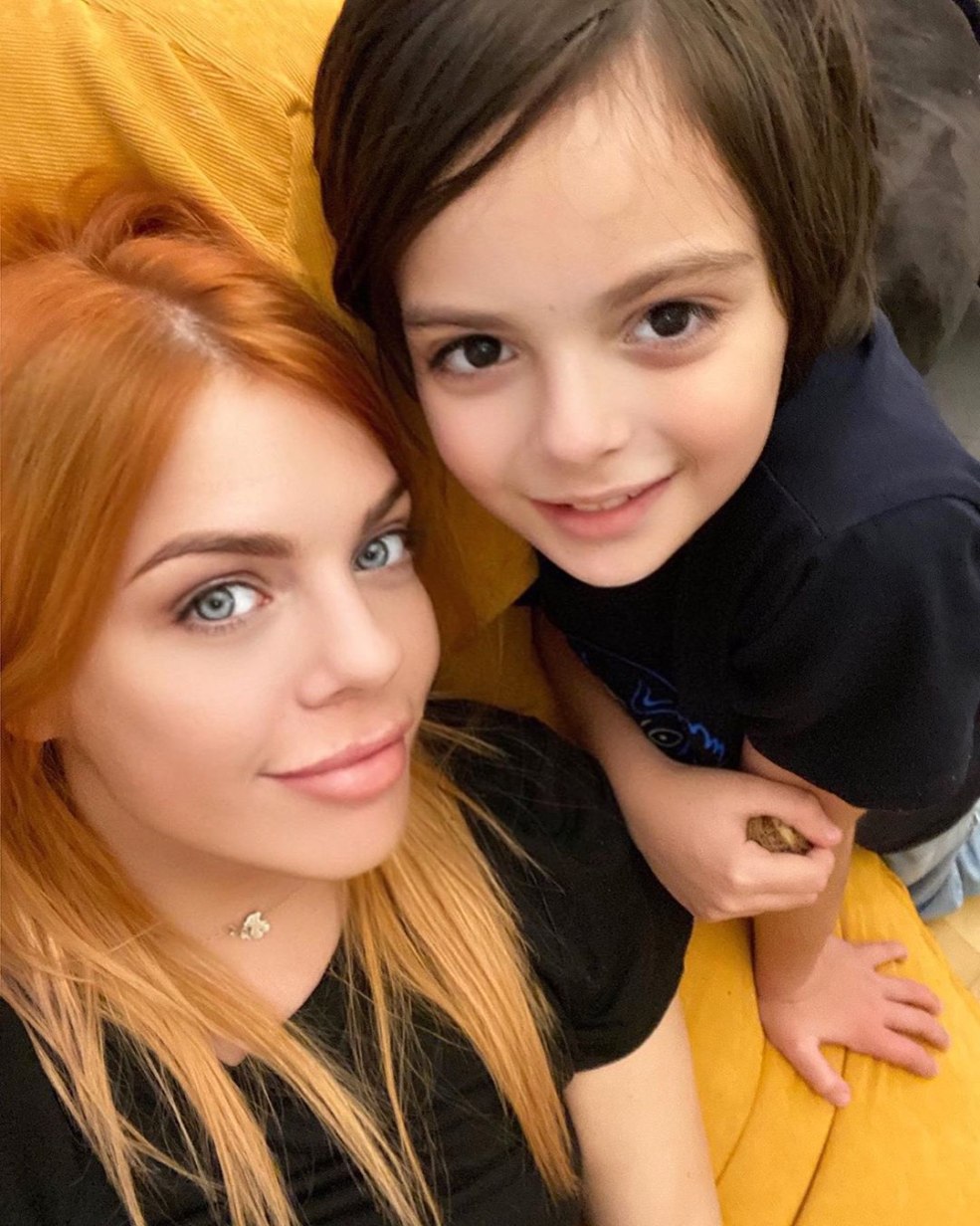 Anastasia Stotskaya avec son mari 2021