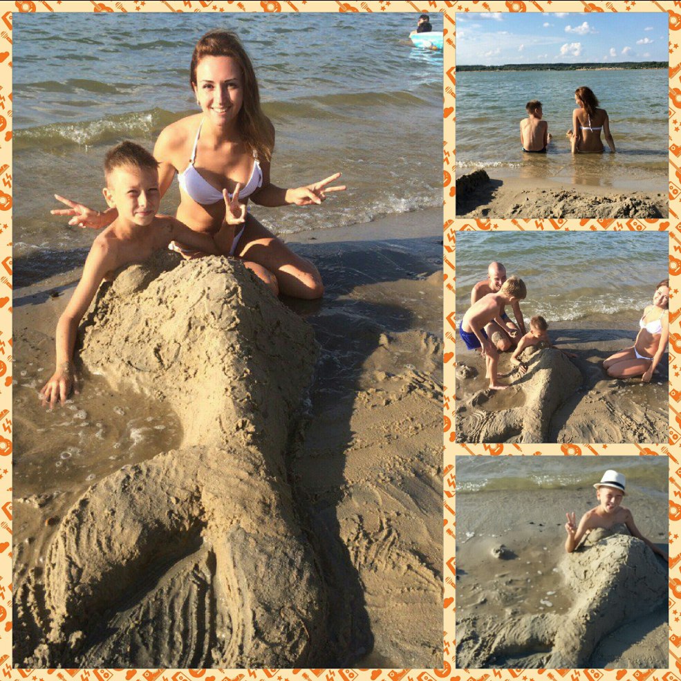 Blogueur Olesya Medvedev dans un maillot de bain