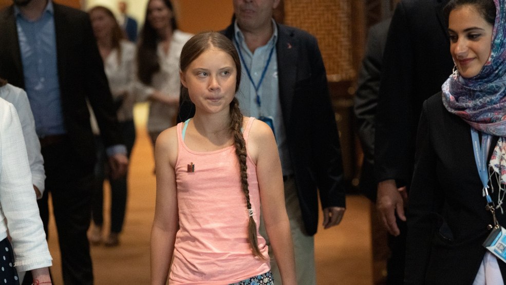Corps de Greta Thunberg