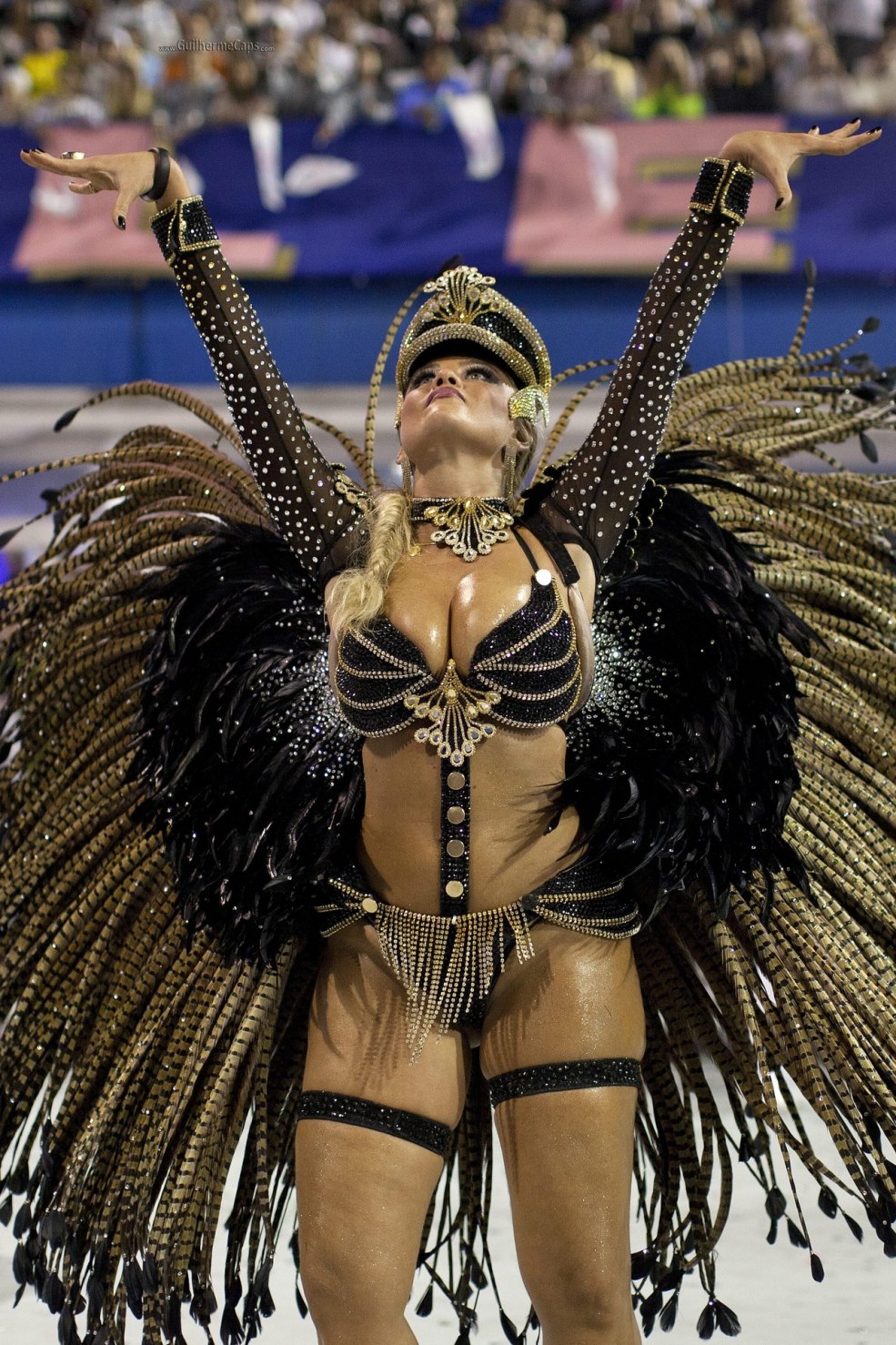 Danseurs du carnaval au Brésil