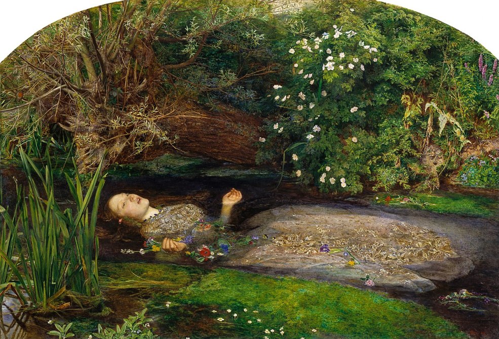 Ophelia. John Everett Mille, 1852