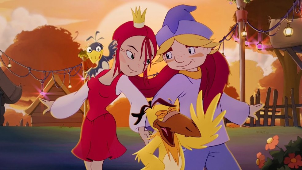 Dessin animé Ivan Tsarevich et Bird Hard