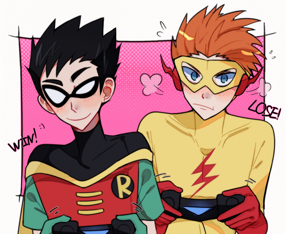Young Titans Robin et Kid Flash